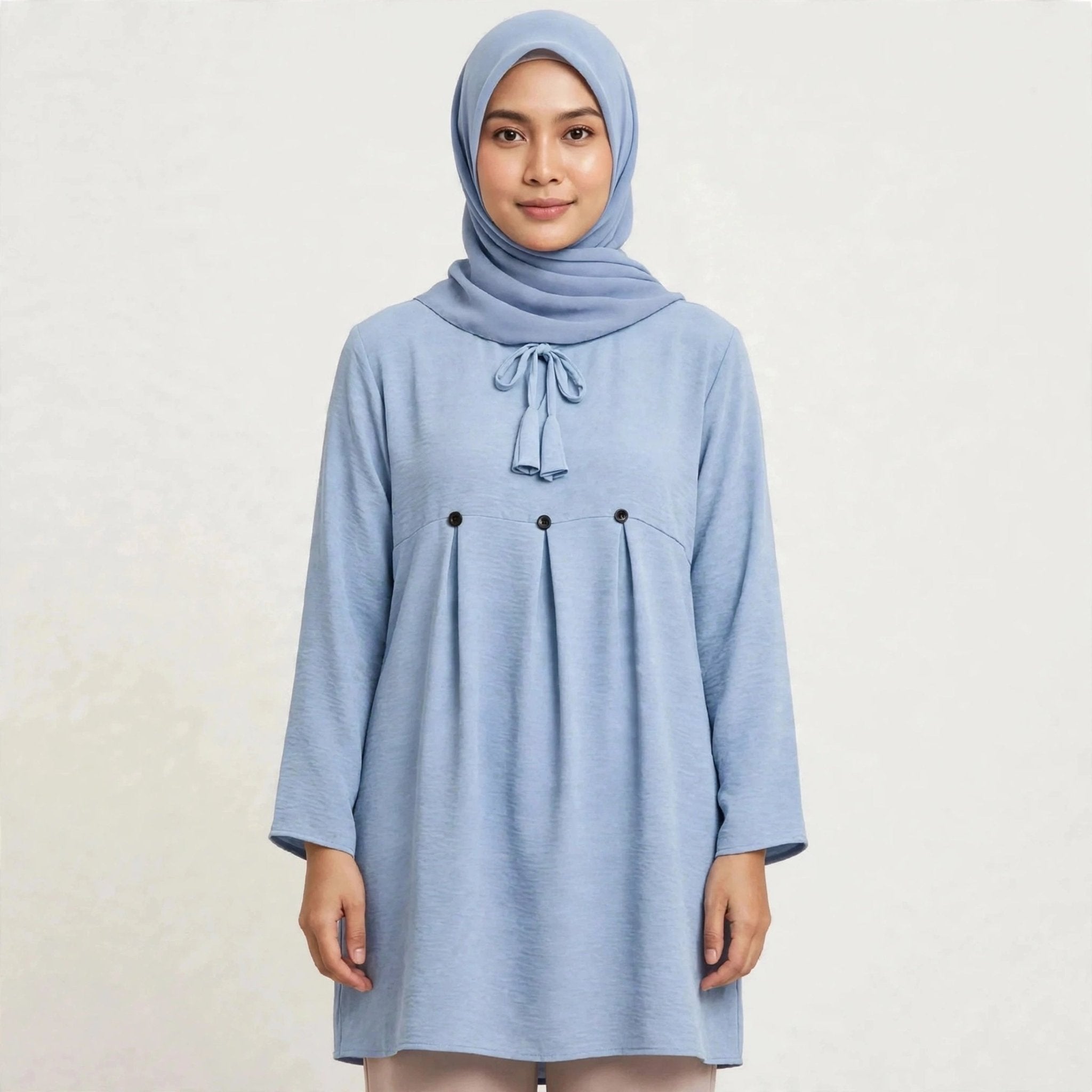 MAGANDA BLOUSE CEY CREPE IRONLESS - AL Rubab Fashion MY