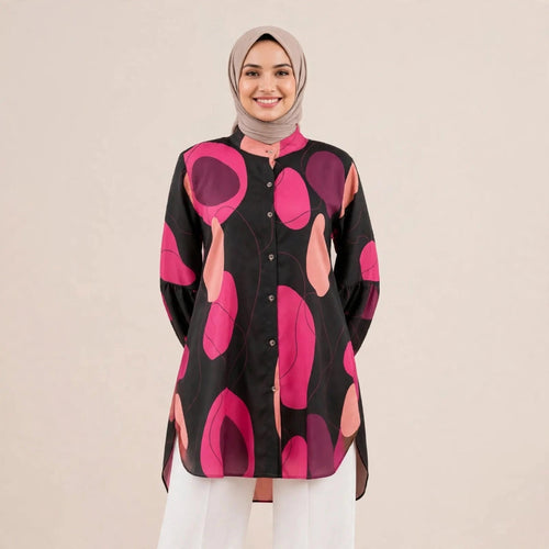 BELINDA BLOUSE - LENGAN BALLOON (BLOUSE SAHAJA) - AL Rubab Fashion MY