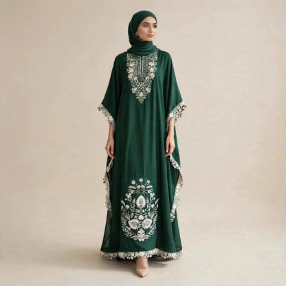 BUTTERFLY KAFTAN SULAM BUNGA - AL Rubab Fashion MY