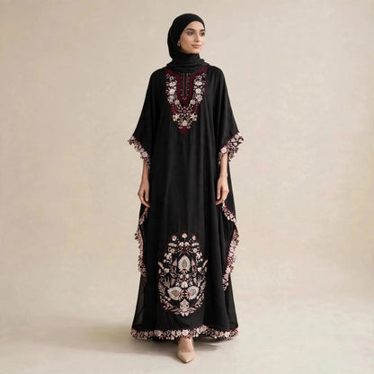BUTTERFLY KAFTAN SULAM BUNGA - AL Rubab Fashion MY
