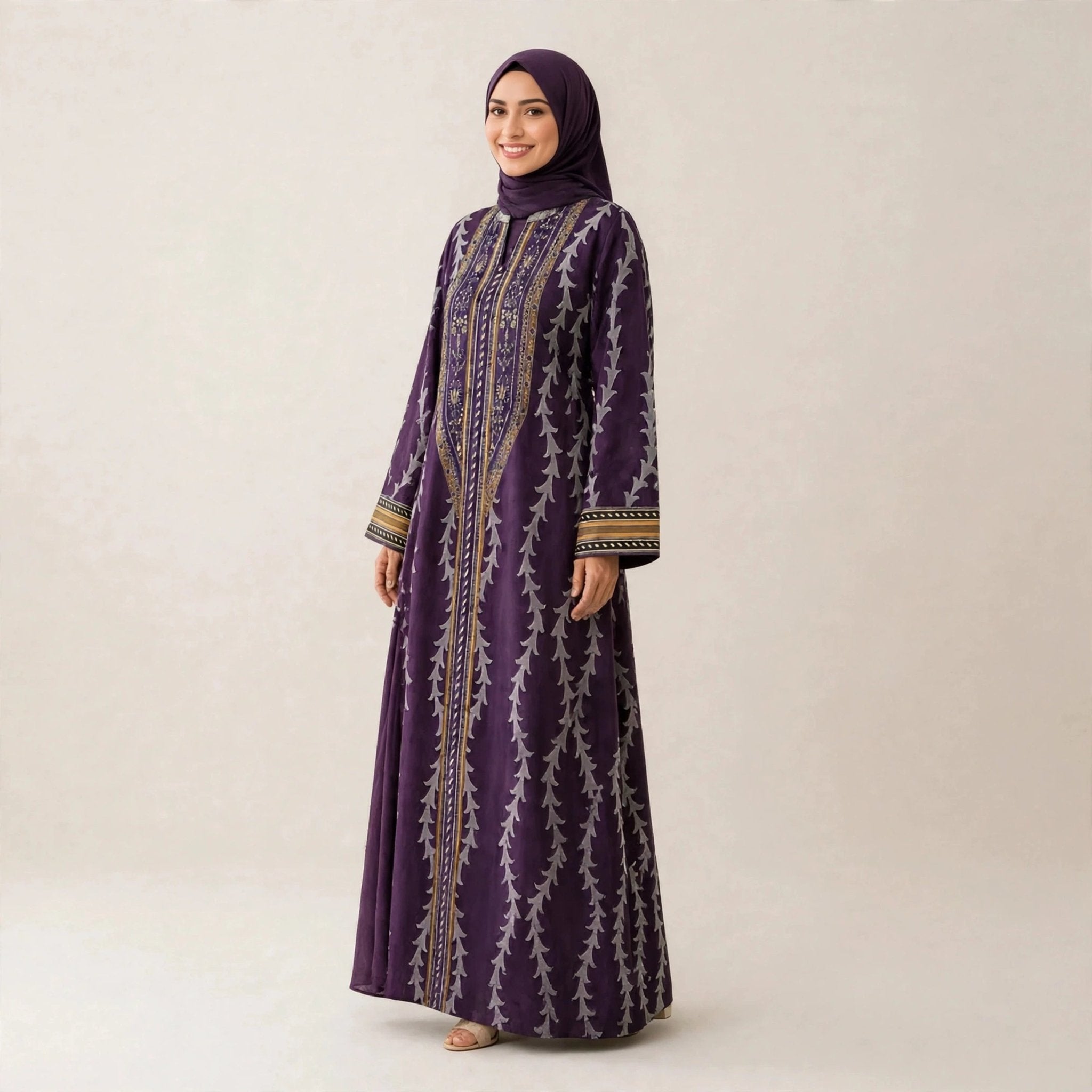 HAMIDAH ABAYA ORGANZA - AL Rubab Fashion MY