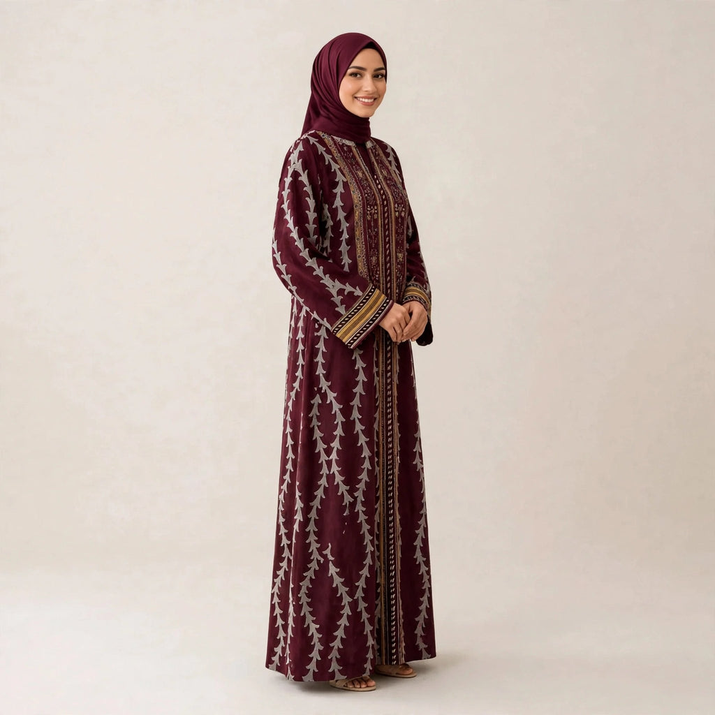 HAMIDAH ABAYA ORGANZA - AL Rubab Fashion MY
