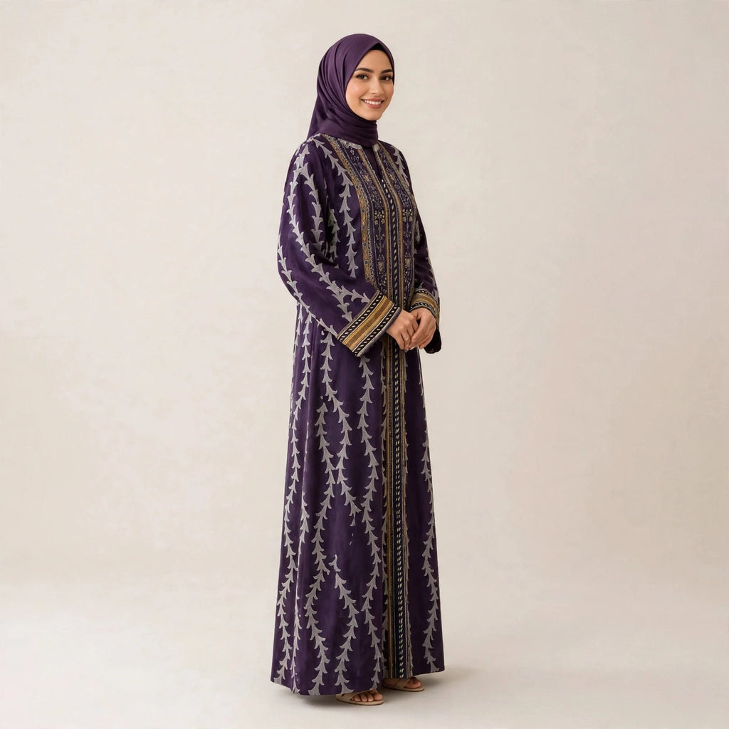 HAMIDAH ABAYA ORGANZA - AL Rubab Fashion MY