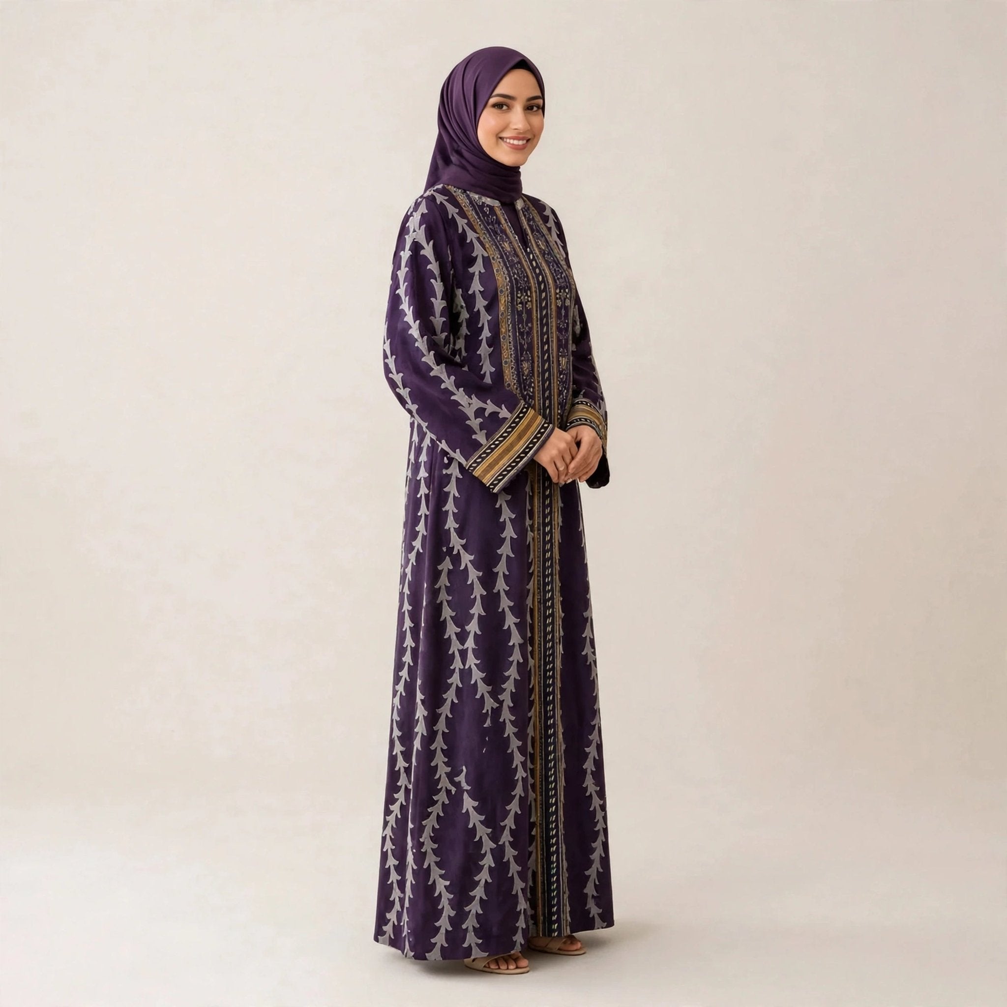 HAMIDAH ABAYA ORGANZA - AL Rubab Fashion MY
