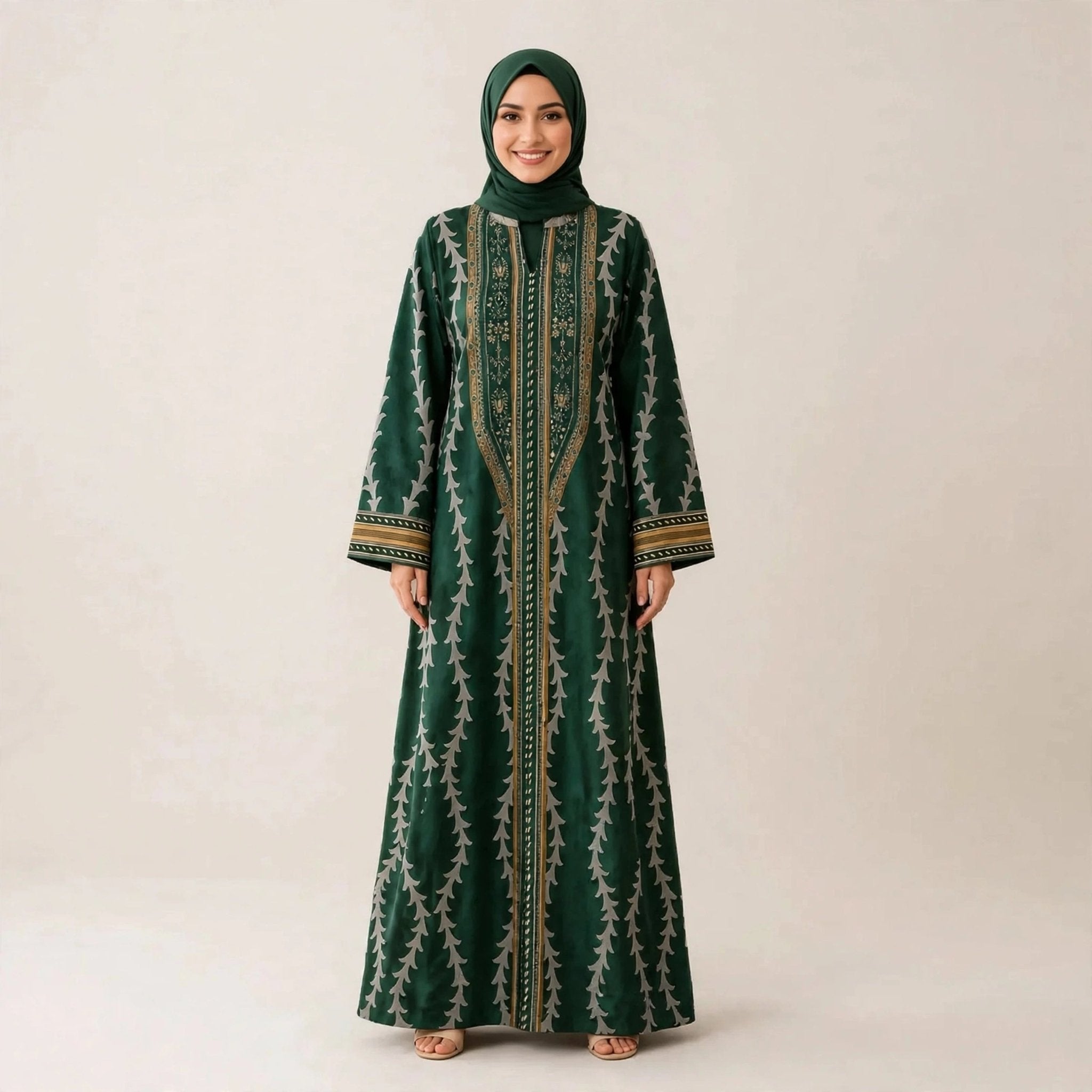 HAMIDAH ABAYA ORGANZA - AL Rubab Fashion MY