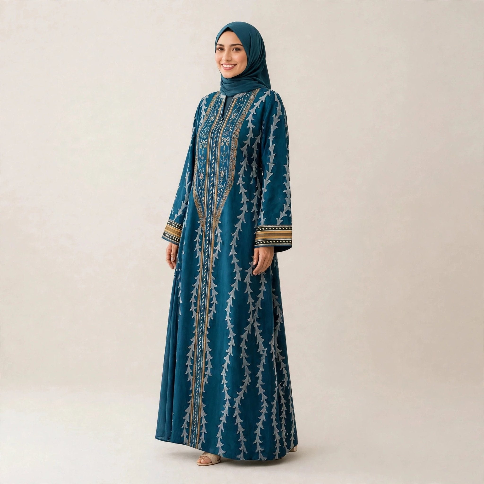 HAMIDAH ABAYA ORGANZA - AL Rubab Fashion MY