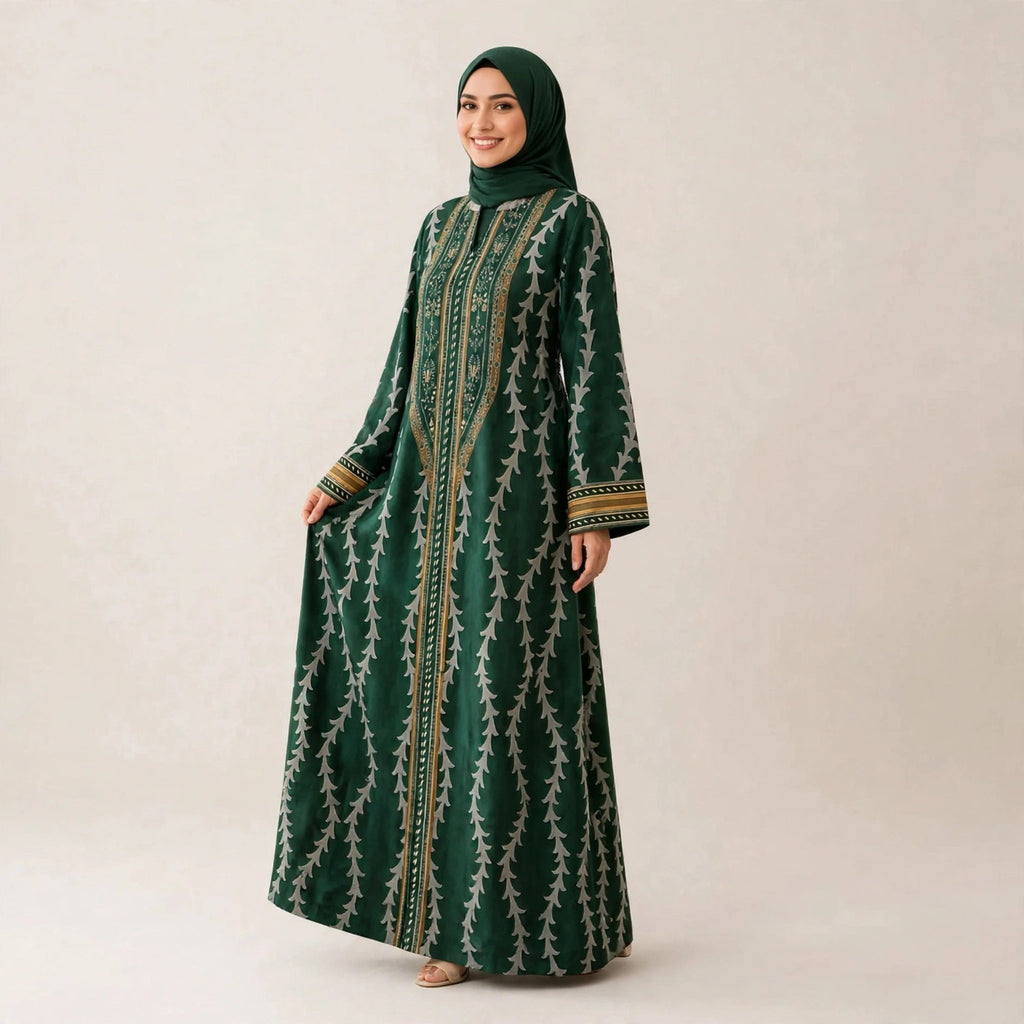 HAMIDAH ABAYA ORGANZA - AL Rubab Fashion MY