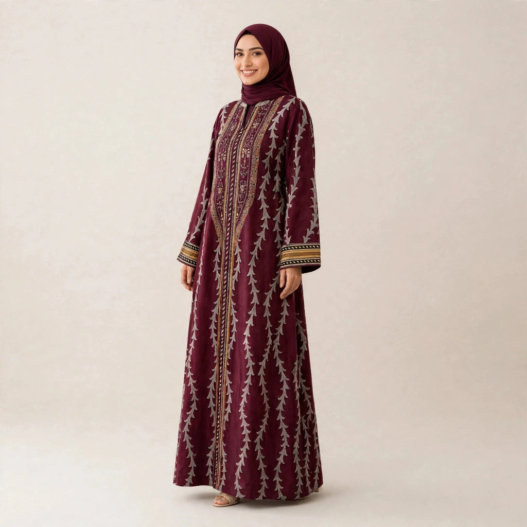 HAMIDAH ABAYA ORGANZA - AL Rubab Fashion MY