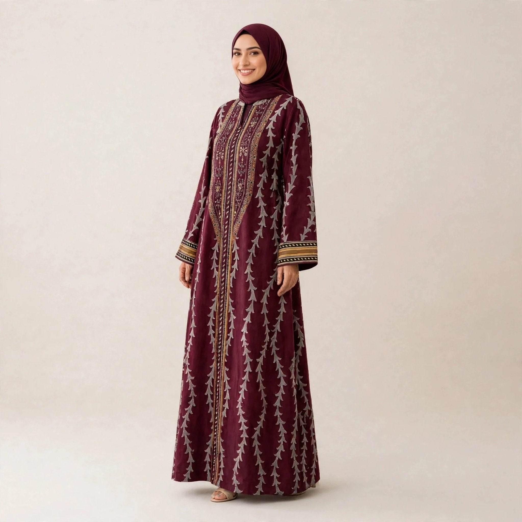 HAMIDAH ABAYA ORGANZA - AL Rubab Fashion MY