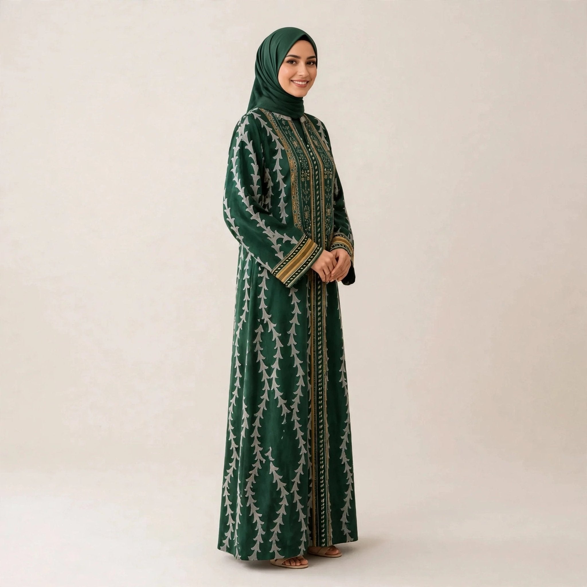 HAMIDAH ABAYA ORGANZA - AL Rubab Fashion MY