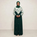 HUMAIRAH ABAYA NIDA + VISCOSE - AL Rubab Fashion MY