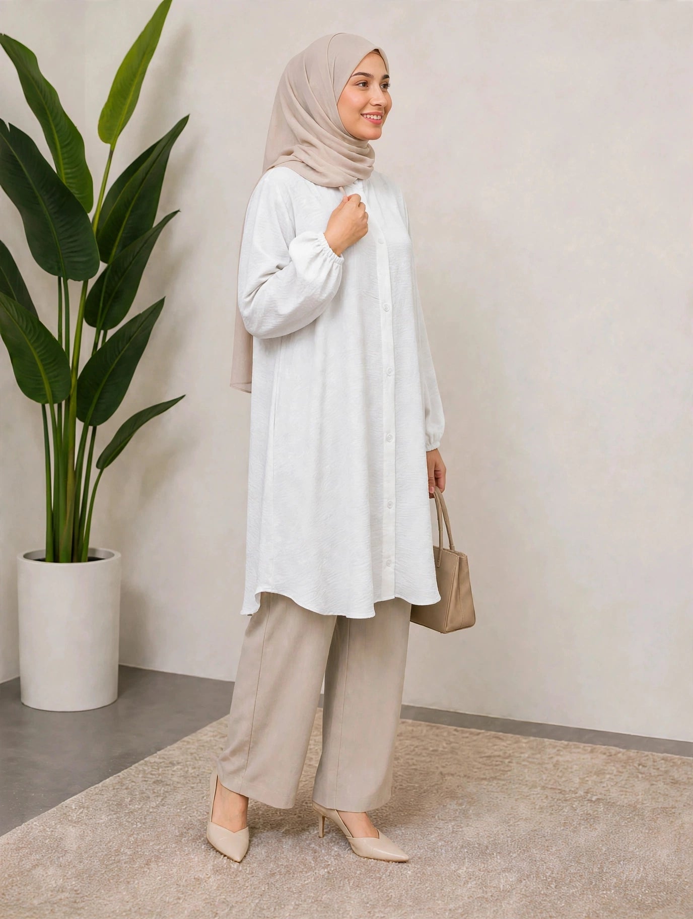 KEISHA Blouse CEY Ironless - AL Rubab Fashion MY