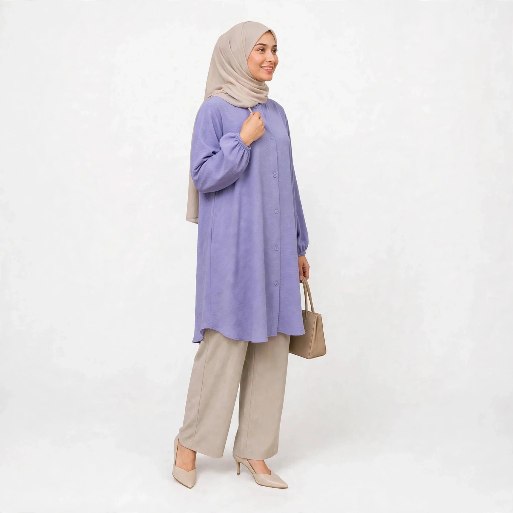 KEISHA Blouse CEY Ironless - AL Rubab Fashion MY