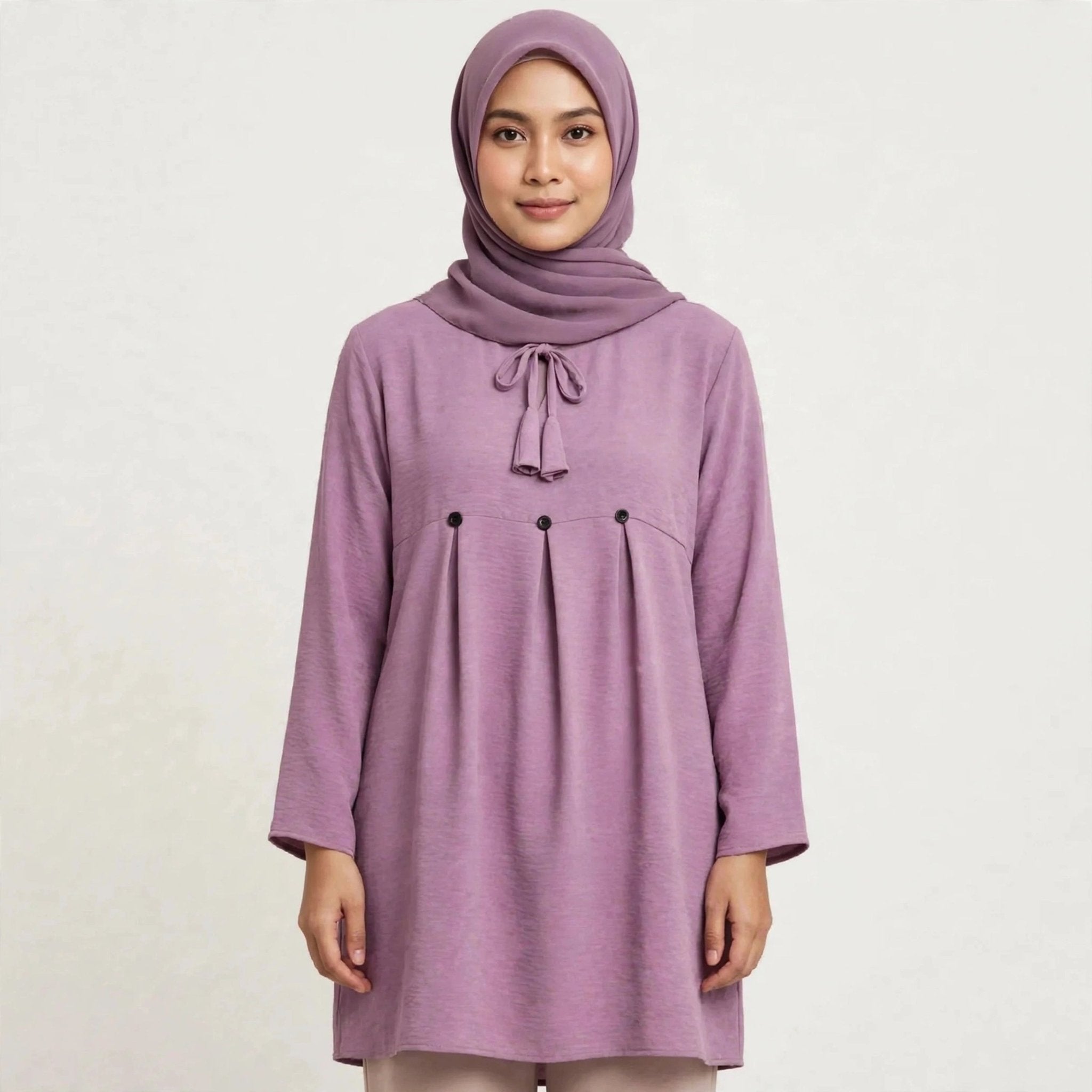 MAGANDA BLOUSE CEY CREPE IRONLESS - AL Rubab Fashion MY