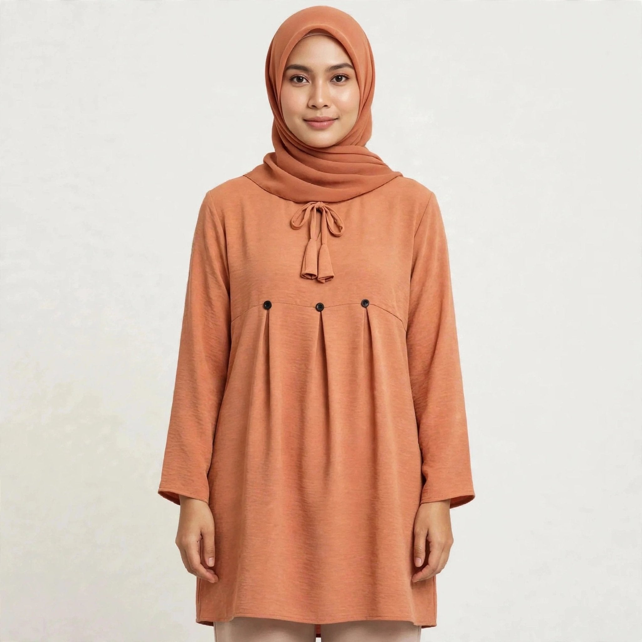 MAGANDA BLOUSE CEY CREPE IRONLESS - AL Rubab Fashion MY