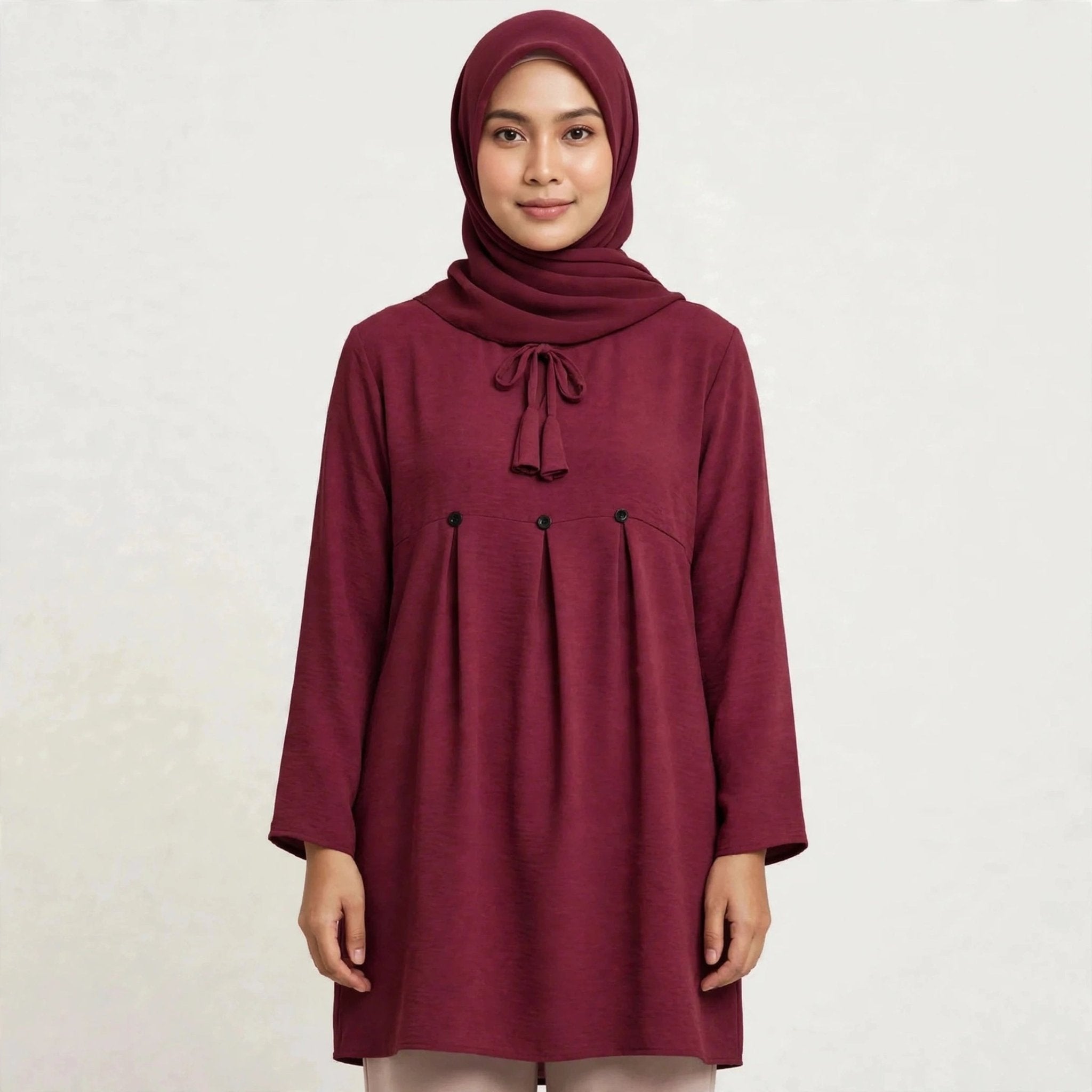 MAGANDA BLOUSE CEY CREPE IRONLESS - AL Rubab Fashion MY