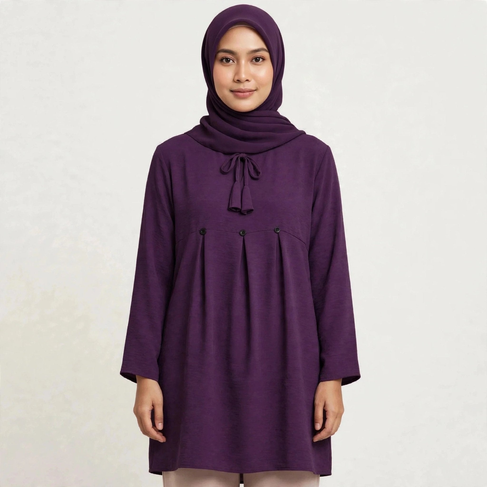 MAGANDA BLOUSE CEY CREPE IRONLESS - AL Rubab Fashion MY