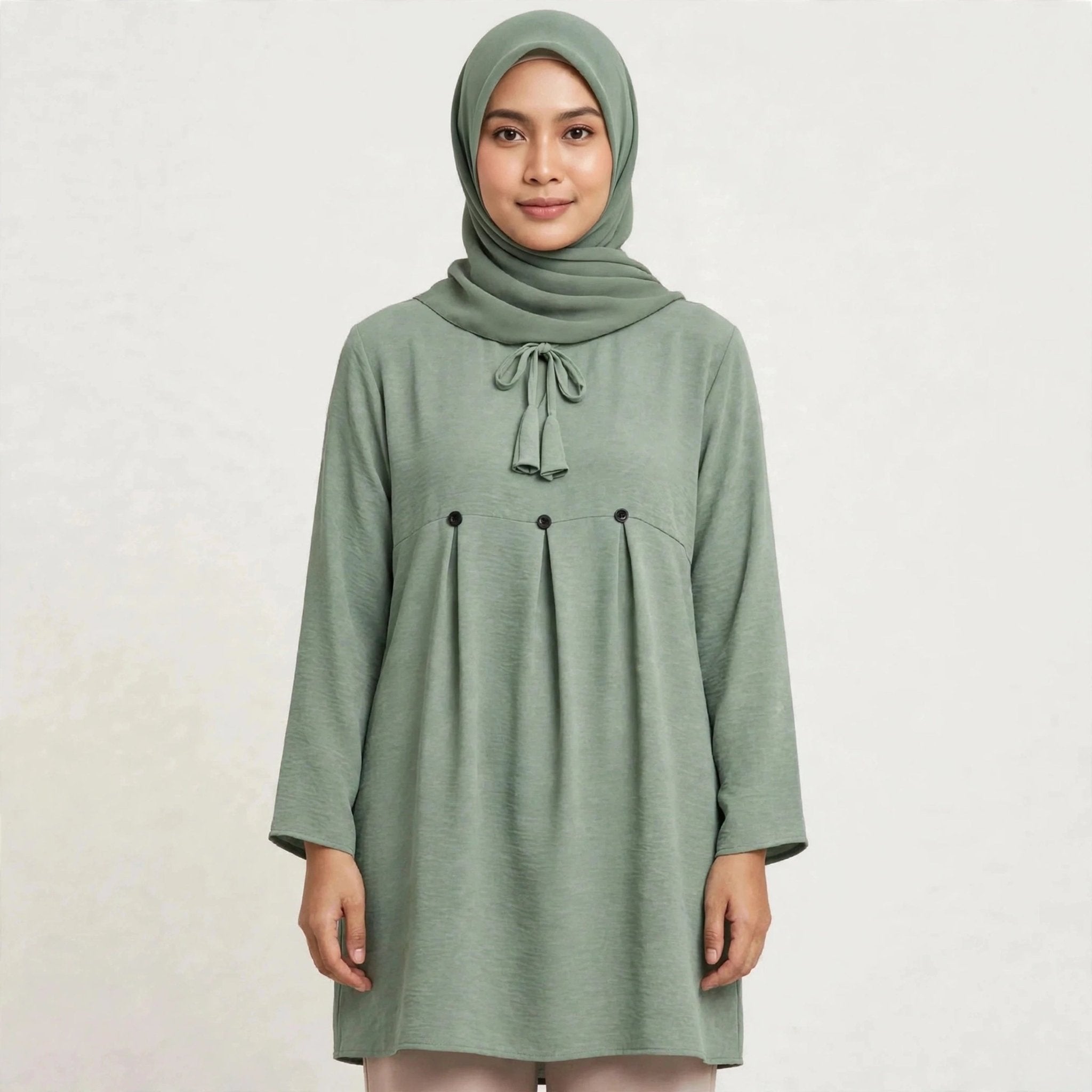 MAGANDA BLOUSE CEY CREPE IRONLESS - AL Rubab Fashion MY