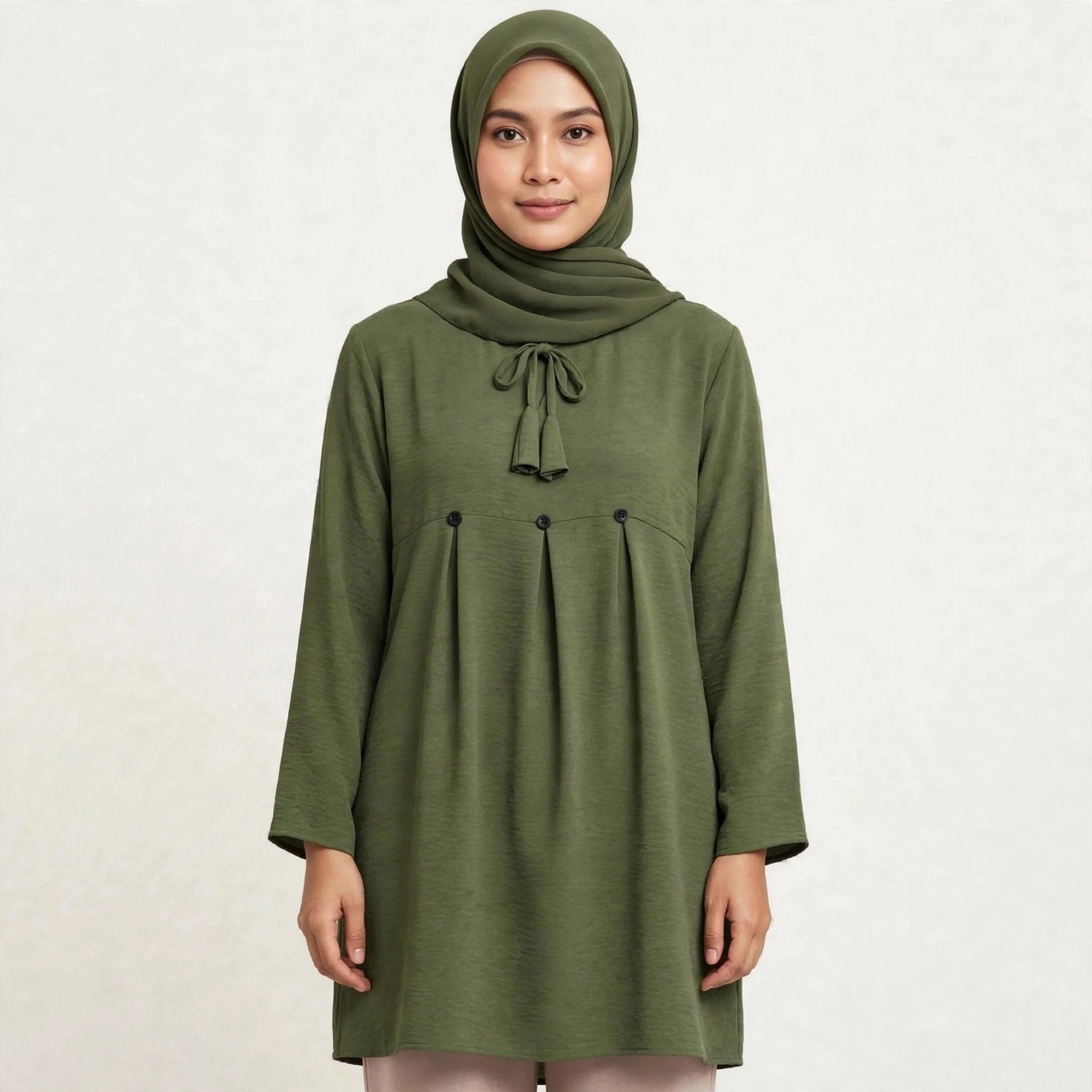 MAGANDA BLOUSE CEY CREPE IRONLESS - AL Rubab Fashion MY