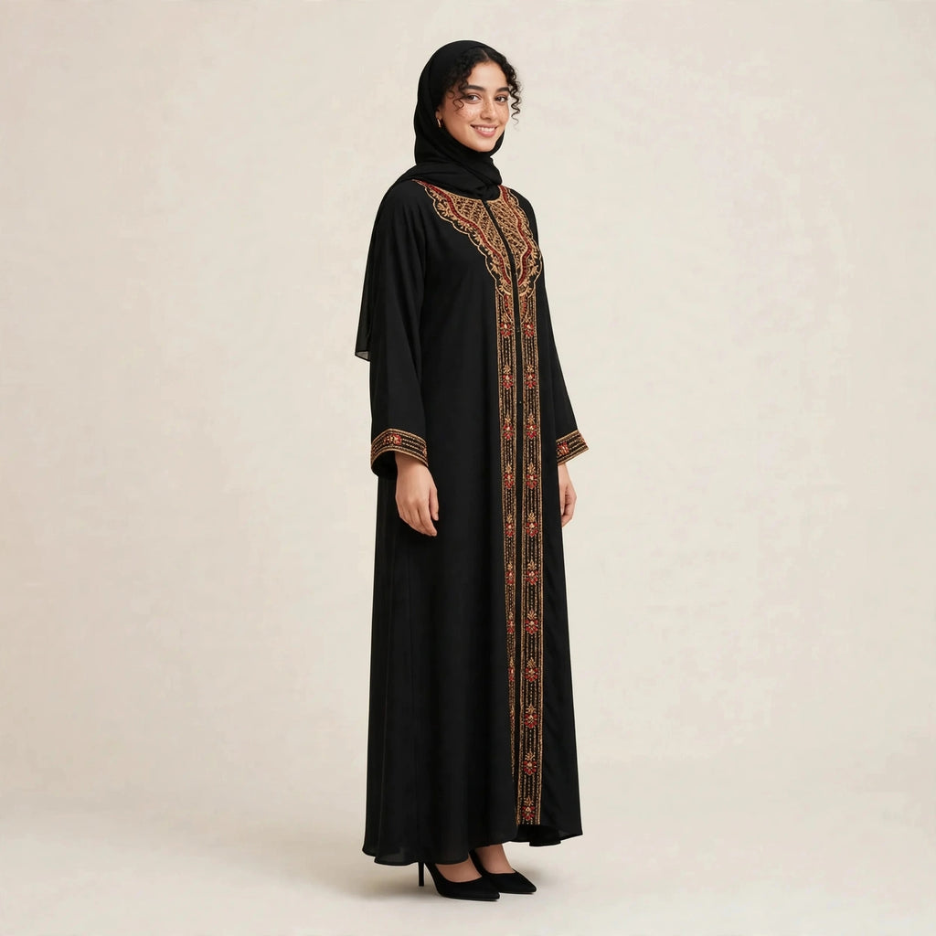 ABAYA CARDIGAN - NIDHA LACE SULAM